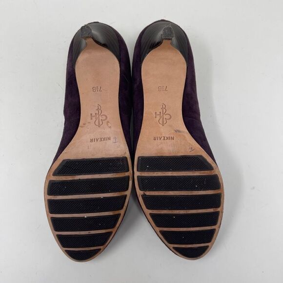 Cole Haan Women's Air Talia 95 Pump Slip On Heels Suede Violet Size 7.5B - Picture 6 of 11